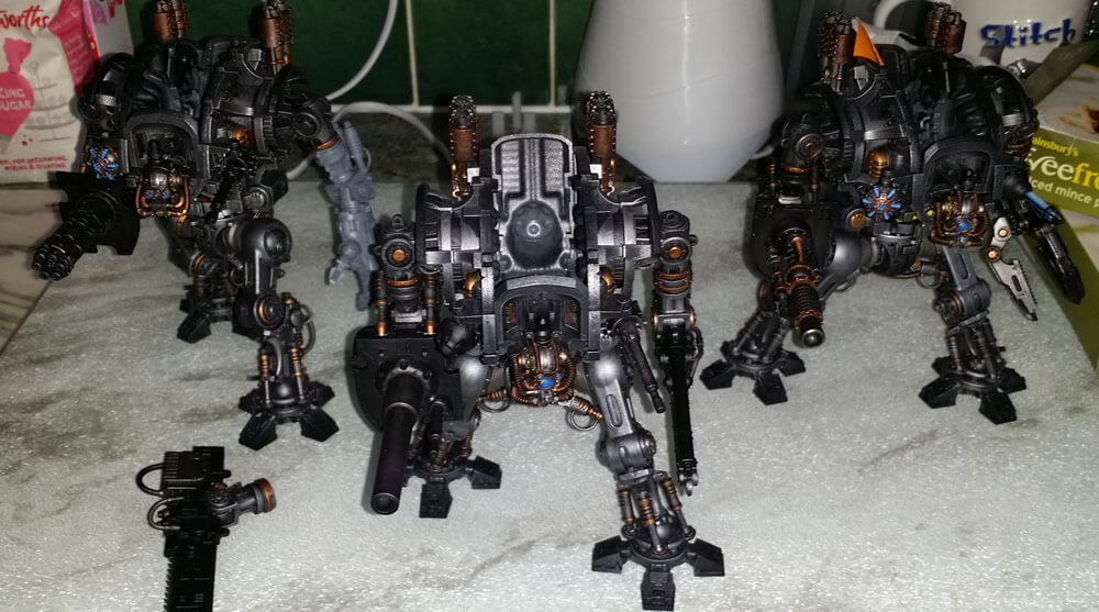 Imperial Knight Progress and Vallejo Metal Color - RuneBrush's Blog